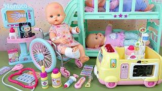 Satisfying with Unboxing Ambulance Doctor Play Set, Doll House , Kitchen Cooking Toys Review | ASMR