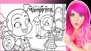 Coloring Vampirina Coloring Pages | Prismacolor Markers & Pencils