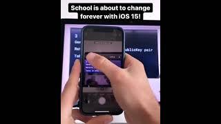 School is about to change forever with iOS 15! #Shorts