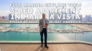 Incredible 3-BR + study with unbeatable Marina Skyline Views in Dubai Harbour