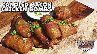 Candied Bacon Chicken Bombs | Football Food