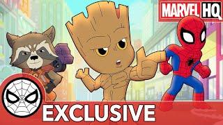 Spidey, Rocket & Groot Get Duped! | Marvel Super Hero Adventures - The Claws of Life | SHORT