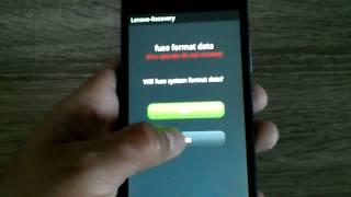 Lenovo P70 hard reset