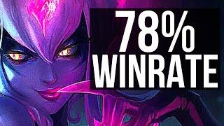 EVELYNN vs VI (JUNGLE) | 78% winrate, 12/2/6, Legendary | KR Diamond | v10.23