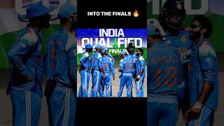 India qualified into finals champions trophy 2025 #indvsaus #semifinal