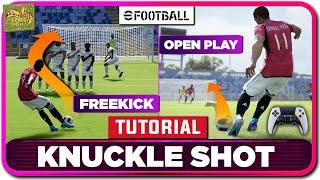 eFootball 2024™ | Knuckle Shot Tutorial - Open Play & Freekick inc. Under the Wall Technique