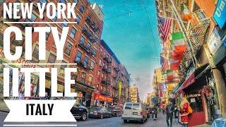 ⁴ᴷ⁶⁰ Little Italy in New York City Walking Tour 2019 | Famous Tourist Destination in New York City