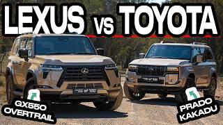 Is Lexus worth the $20K upcharge over Toyota? (2025 Lexus GX vs Toyota Prado review)