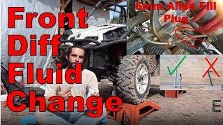 Can-Am Commander Front Differential Fluid Change: How-To Replace Front Diff Oil Can-Am UTV