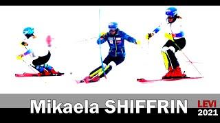 Alpine skier Mikaela Shiffrin training at Levi 2021