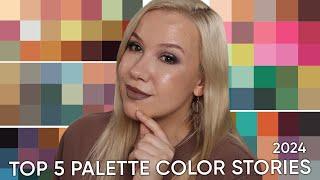 Top 5 eyeshadow palette color stories so far in 2024