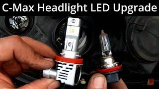 Easy Ford C-Max LED Headlight and High-Beam Replacement