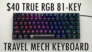 E-Element Z88 81-Key Mechanical Keyboard Review!