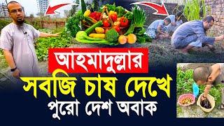 আহমাদুল্লাহ সবজি বাগান দেখে পুরো দেশ অবাক। কিভাবে সম্ভব !!