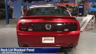 Mustang Deck Lid Blackout Panel (05-09 All) Review