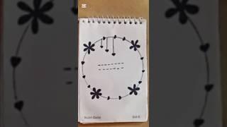 Beautiful Circle Art | Easy Landscape Drawing#drawingwithtasnia