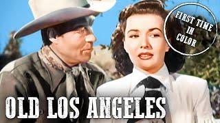 Old Los Angeles | Bill Elliott | Colorized Western Film