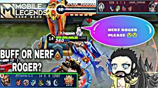 THIS IS WHY YOU MUST BAN ROGER | KHEMIA TOP GLOBAL ROGER | MLBB