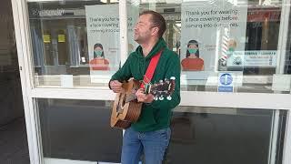 Mike McTigue song by Damien Gormley on O' Connell Street Ennis Co. Clare.