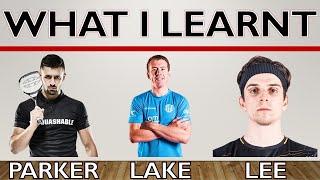 Squash Training Analysis with Top PSA Players