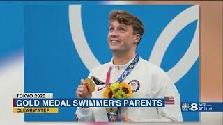 'Somebody wake me up': Proud dad reacts to Clearwater's Bobby Finke winning gold at Tokyo Olympics