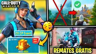 VUELVE!! EVENTO DE CPS DOBLES - ALCATRAZ ELIMINADO - NUEVOS REMATES GRATIS Y MÁS! - COD MOBILE