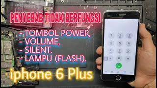 CARA SERVIS TOMBOL POWER, VOLUME, SILENT PADA IPHONE 6 PLUS.