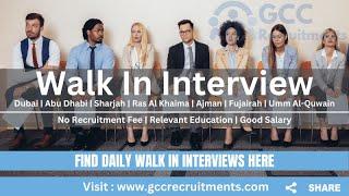 Tips for Navigating a Walk in Interview in Dubai