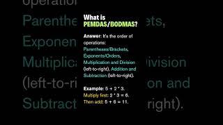 Master PEMDAS/BODMAS Fast!  Order of Operations Explained