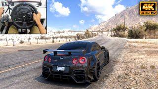 1000HP Nissan GTR NISMO | Forza Horizon 5 | Thrustmaster T300RS gameplay