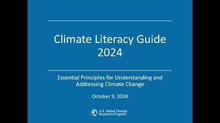 Climate Literacy Guide Webinar