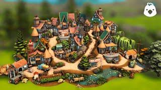 Medieval Village  w/ Cottage Living | The Sims 4 - Speed Build (NO CC)