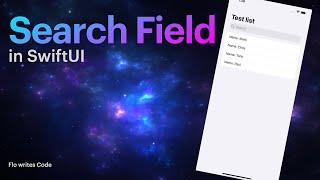 Add a Searchbar in Swiftui 3 | iOS 15 Swift Tutorial