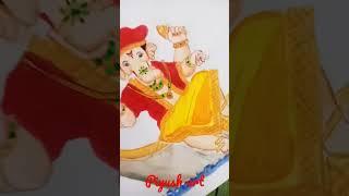 Koli Raja watercolor painting by piyush art️