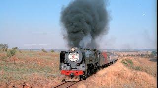 South African Steam: 25NC 3407 to Cullinan - Epic Wheelslip starts a fire!