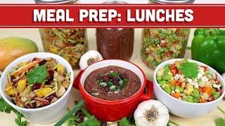 Meal Prep: Healthy Lunch Back To School Ideas! Soup/salad/sides!