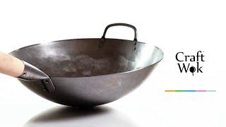 Craft Wok 14 inch Hand Hammered Carbon Steel Wok