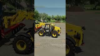  What can you do with one JCB Telehandler in Farming Simulator 22 #publicworks #fs22 #jcb