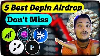 Best 5 Depin Airdrop Project | Depin Airdrop Extension || Best Crypto Airdrop 