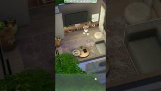 Aesthetic living area | CC #sims4 #simsbuild #sims4cc #building #sims4housebuild