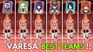 6 BEST TEAMS For C0 VARESA !! Genshin Impact