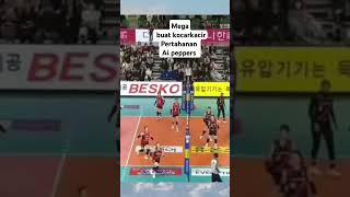 red spark vs ai peppers #mega #volleyball