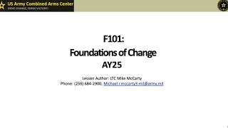 AY25 F101 Foundations of Change (Part 1)