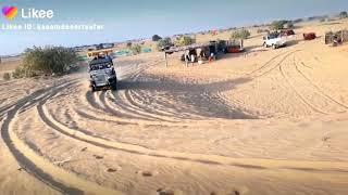 Kasam Desert Safari l Sam Sand Dunes l Jaisalmer l Jeep Safari lRajasthan Travel | Jeep dune bashing