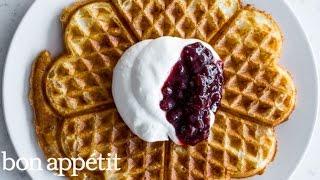 The Crispiest 4-Ingredient Waffles