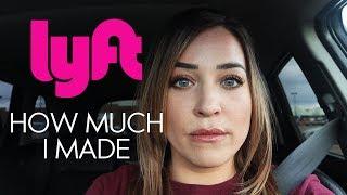 MY FIRST DAY DRIVING FOR LYFT