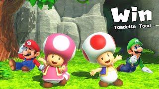 Super Mario Party Jamboree - Brothers Battles - Toadette and Toad vs Mario and Luigi (Master)