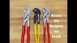 23-36 Klein Tools Hybrid 10 Inch Pliers Wrench Review | vs Knipex | vs HF Icon | D53010SEN