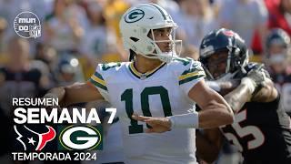 Houston Texans vs. Green Bay Packers | Resumen en español | NFL Semana 7 - Highlights 2024