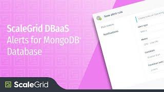 Alerts for MongoDB® Database - ScaleGrid DBaaS